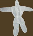 Schützende volle Körper-Klage weiße Farbe- Plastik-Hazmat fournisseur