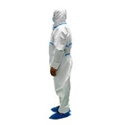 Wegwerfoverall-weiße Sicherheits-schützender Asbest-Overall Xxl wasserdicht fournisseur