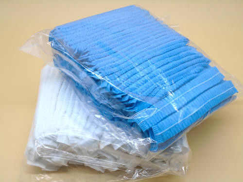 Blaue chirurgische Bouffant medizinische Haar-Wegwerfnetze Bouffant für Männer fournisseur