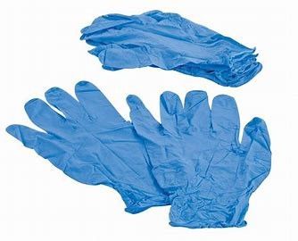 4 Mil Nitrile Blue Protective Disposable-Handschuh-chemische beständige fournisseur