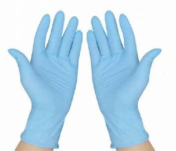 Empfindliche Haut-blaues Latex-freies Pulver-freie große Nitril-Prüfungs-Handschuhe 5 Mil fournisseur