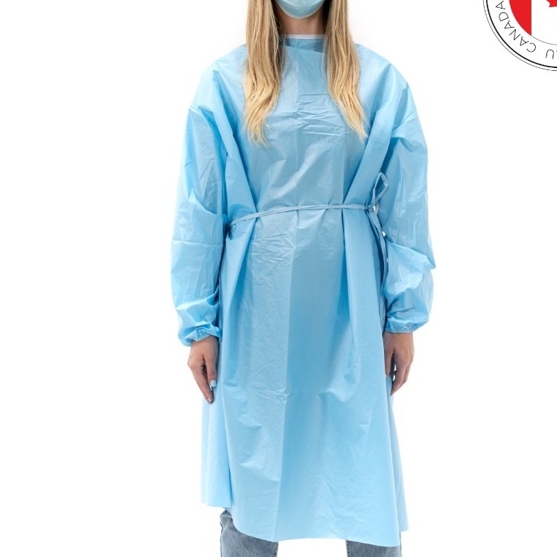 Großhandelsweiße geduldige Isolierungs-Wegwerfkleider EVP für Krankenhaus fournisseur