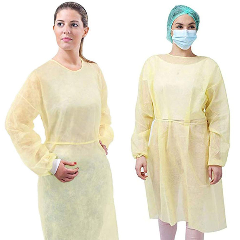 Krankenhauspatient-Wegwerfkleider EVP medizinische langärmlige für Verkauf fournisseur