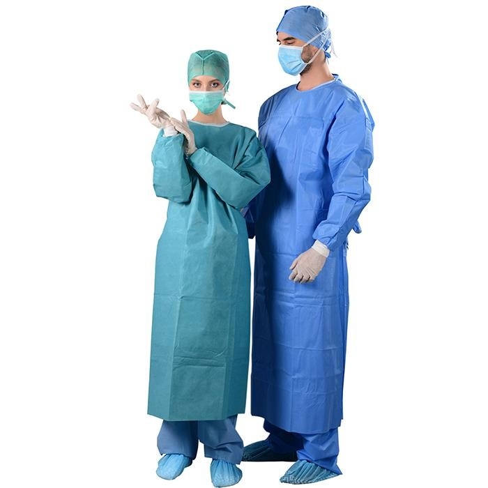 Steriler medizinischer Stoff chirurgisches Wegwerf-Ot-Kleid für Doktoren fournisseur