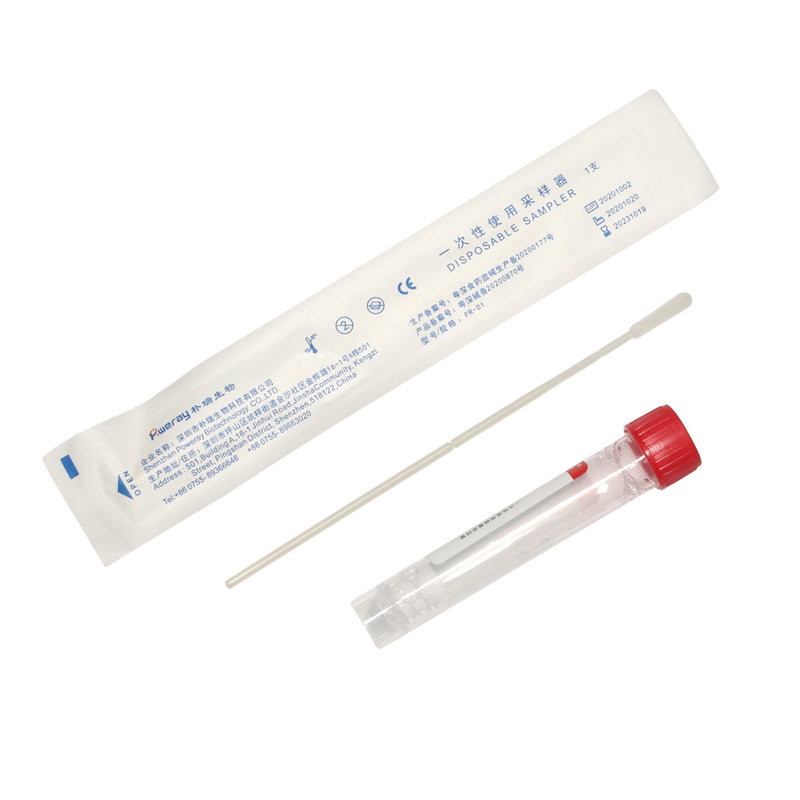 Omni steriler Nasenrachenraum-PCR-TEST Nylonexemplar-Sammlungs-gespritzter Putzlappen fournisseur